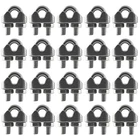 Hstech 20PCS 1/8 Inch M3 304 Stainless Steel Wire Rope Cable Clip Clamp, Used... New. Price: $8.95.