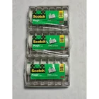 Scotch Magic Tape Value Pack - Clear With Green Label (18 Rolls) Used. Price: $18.00.