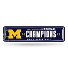 Michigan Wolverines 2026 Men's Basketball National Champions Msn Metal Street New. Price: $26.33.