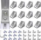 Qijintrid 12SETS 1010 Series Aluminum Extrusion Profile CONNECTOR,12PCS Cor New. Price: $21.70.