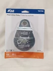 Blue Hawk Zinc Plated Fixed Utility Pulley - 3" New. Price: $11.00.