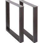 Vevor Pack Steel Table Legs, 28"X23" Dining 3.1" Square Box Section New. Price: $103.99.