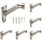 Staircase Support Brackets 6-PACK, Satin Nickel, 1320 Lbs New. Price: $50.99.