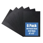 Kinlink Black Abs Plastic Sheet 8" 12"X 0.04" Flexible 8X12-1MM, New. Price: $9.60.