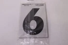 (6-PK) Hillman Reflective Poly-film Adhesive Number Black And Silver 3" 840790 Open. Price: $25.17.