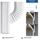 Vyh Downspout Gutter Connector 2X3 Upright High Gloss White New. Price: $50.11.