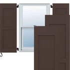 Ekena Millwork 12W 50H Americraft Two Equal Flat Panel Exterior Real Wood. Price: $467.50.