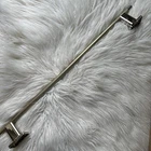 Amerock BH26615 Esquire 24 Inch Towel Bar - Polished Nickel / Golden Champagne Open. Price: $61.00.