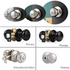 Probrico Entry/privacy/passage/dummy Round Door Knobs Adjustment Backset New. Price: $11.54.