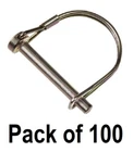 Double Hh 81975 1/4" X 1-3/4" Round Wire Lock Hitch Pins Coil Tension 100 New. Price: $106.97.