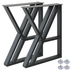 Set Of Metal Table Legs 28 Inch, Desk With Reinforced Geomet... Fast Ship New. Price: $138.99.