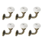 Chinflly 6 Pcs Ceramic Coat Hook,antique Bathroom Wall Hooks,vintage Towel Ha... New. Price: $15.53.