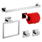 Lanc 5-PIECE Bathroom Hardware Set Stainless Steel Towel Bar Hooks New. Price: $79.00.