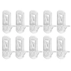 Jamiikury 16PCS Locking Shelf 8MM Cabinet Pegs, Pins, Clear New. Price: $15.43.