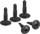 Uxcell Phillips Head Self Tapping Screws, #8 5/8", Black New. Price: $10.52.