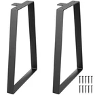 16 Inch Trapezoid Steel Table Legs, Replacement Furniture Set Of 2 For Diy New. Price: $35.66.