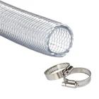 Junzhida High Pressure Braided Clear Flexible Pvc 3/4" - 10 Ft, New. Price: $30.99.