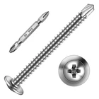 Mywish 100PCS #8 2" Self Tapping Screws For Metal, Sheet 410 Stainle New. Price: $22.51.