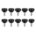 Uxcell M6 10MM Male Thread Knurled Clamping Knobs Grip Thumb Screw On Type New. Price: $19.79.