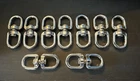 (9-PCS) National Hardware Swivels Round Eye Nickel Finish 5/8" X #3135 Open. Price: $7.50.