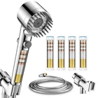 Filtered Head Handheld Spray Modes Chrome 70 Hose 4PC Shower Fitespot New. Price: $74.99.