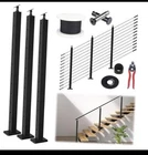 10-15FT Black Cable Railing Kit Inch 3 42" Stair Post Outdoor New. Price: $195.77.