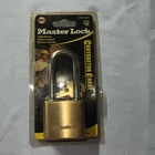 Master 576DLHPF Brass 5-PIN Cylinder Hardened Steel Padlock 1-3/4 In. New. Price: $14.00.