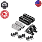 Universal Inline Fuel Kit With Dual Stainless Steel Filters & Brackets New. Price: $146.99.