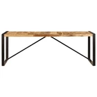 Colorful Solid Wood Dining Table With Steel Frame, Various Sizes Vidaxl New. Price: $356.99.