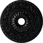 Ekena Millwork CM23VABLF Vaduz Ceiling Medallion Jet Black 23-1/2 X New. Price: $120.29.