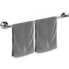 Ntipox 24" Polished Chrome Bathroom Towel Bar Wall Mounted Rack New. Price: $32.28.