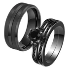 2PCS His&hers Couple Rings Heart Cz Matching Promise Wedding Engagement Band Set New. Price: $13.59.