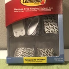3M Comman Damage-free Clear Variety Hanging Hooks Kit/hangs 19 Pcs New. Price: $14.50.