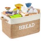 Lukeline Bread Storage Basket For Kitchen Foldable Fabric Keeper New. Price: $43.73.