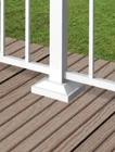 Barrette Boerboel 2IN. White Surface Post Mount Fence Base & Cover 73045680 New. Price: $34.98.