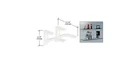 Crl SC75W White - Aluminum Shelf Bracket For 5/8" To 3/4" Glass Pack Of 2 New. Price: $28.40.