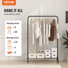 Vevor Clothes Rack, Clothing For Bedroom Guest New. Price: $28.97.