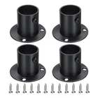 Uxcell 4PCS Stainless Steel Closet Rod Brackets, 1 Dia Inch, Black New. Price: $16.41.