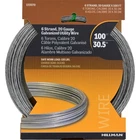 Hillman 122070 Ga. Galvanized Steel Wire 0.096 To 0.099 Dia. In. X 100 Ft. New. Price: $22.65.