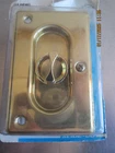 Slide-co 162779 Pocket Door Privacy Lock With Pull, 3-3/4-INCH, Polished Brass New. Price: $12.75.