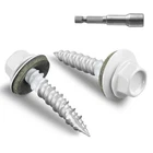 Bnuok Metal Roofing Screws #10 Inch, 1" Sharp Point, White 1LB Box New. Price: $22.28.