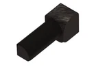 Schluter Rondec - 3/8" Inside Corner Brushed Black (iv/ro 100 Agsb) New. Price: $16.99.