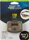 Nite Ize Radiant Rechargeable Headlamp 170 Lumens Durable 4-MODES Coyote Color New. Price: $20.27.
