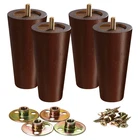 Gosche 8 Inch Furniture Legs Sofa Set 4 Brown Wooden New. Price: $43.10.