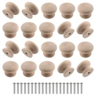 Zorfeter 20 Pcs Wood Unfinished Drawer Knobs Mushroom Shape Furniture Cabinet... New. Price: $14.56.