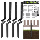 Goyappin 4-PACK Fence Post Repair Kit, 33.5" Heavy Duty Adjustable Thickened ... New. Price: $99.33.