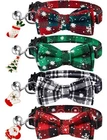 Lamphyface 4 Pack Christmas Cat Collar Bell Breakaway Adjustable New. Price: $19.48.