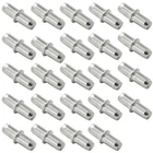 Jamiikury 24PCS 5MM Support Pegs, Metal Silver Bookshelf... New. Price: $9.77.