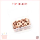 Binifimux 50-PACK M10 20 2MM Metric Flat Copper Sealing Washers New. Price: $15.16.