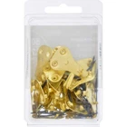 Hillman 42085 Brass Plated Steel Standard Picture Hangers 50 Lbs. (pack Of 5) New. Price: $52.94.